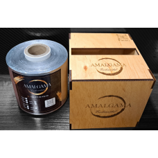 Набір тиснена фолія 12см 250м 13мк і бокс діспенсер