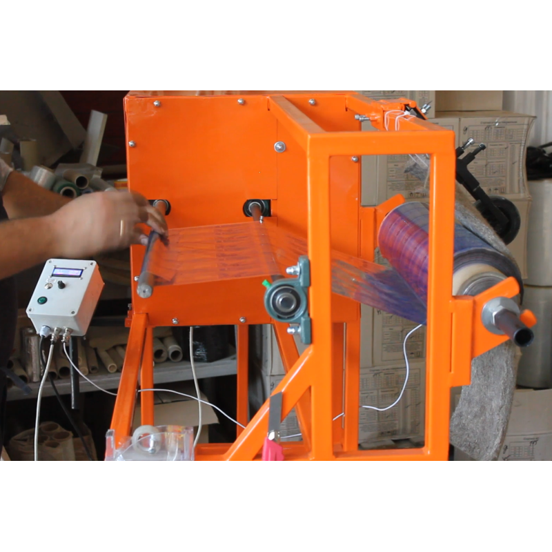 Станок для перемотки, намотки подарочной, цветочной пленки, агроволок