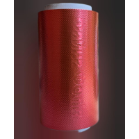 Фольга червона тиснена для фарбування волосся професійна  12см 25м 15мк